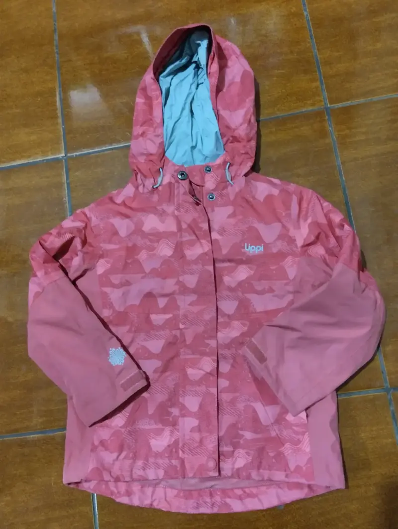 Chaqueta impermeable para niños Lippi rosa - 1