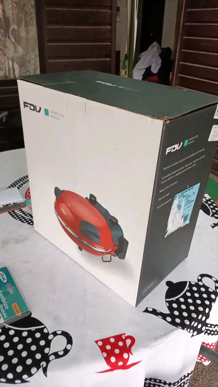 Horno para pizza FDV Nápoles rojo - 2