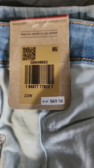 Jeans Levi's Celeste talla 54 - miniatura 4