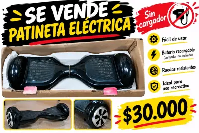 Patineta eléctrica sin cargador - miniatura 1