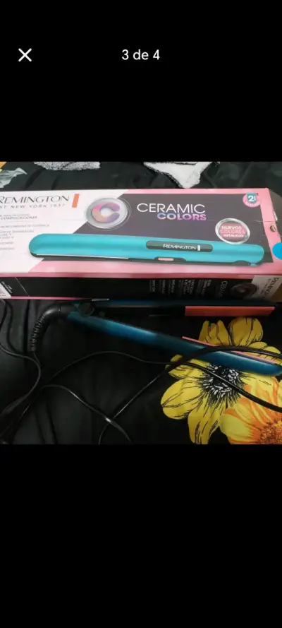 Plancha de Pelo Cerámica Remington Azul - miniatura 3