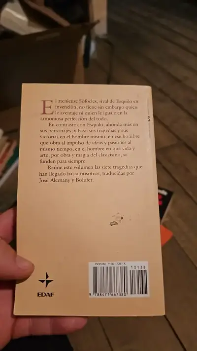 Libro 'Tragedias' de Sófocles con prólogo - miniatura 2