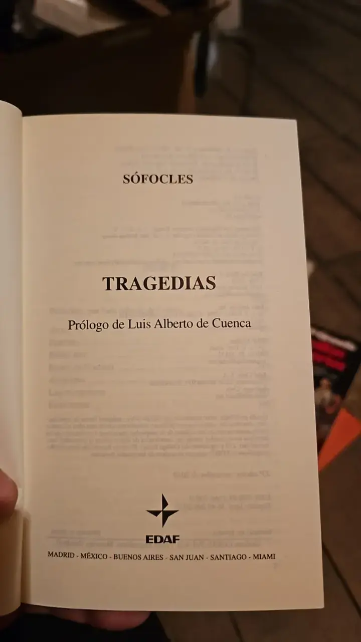 Libro 'Tragedias' de Sófocles con prólogo - 3