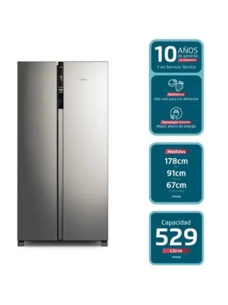 Refrigerador Fensa Side by Side - 5