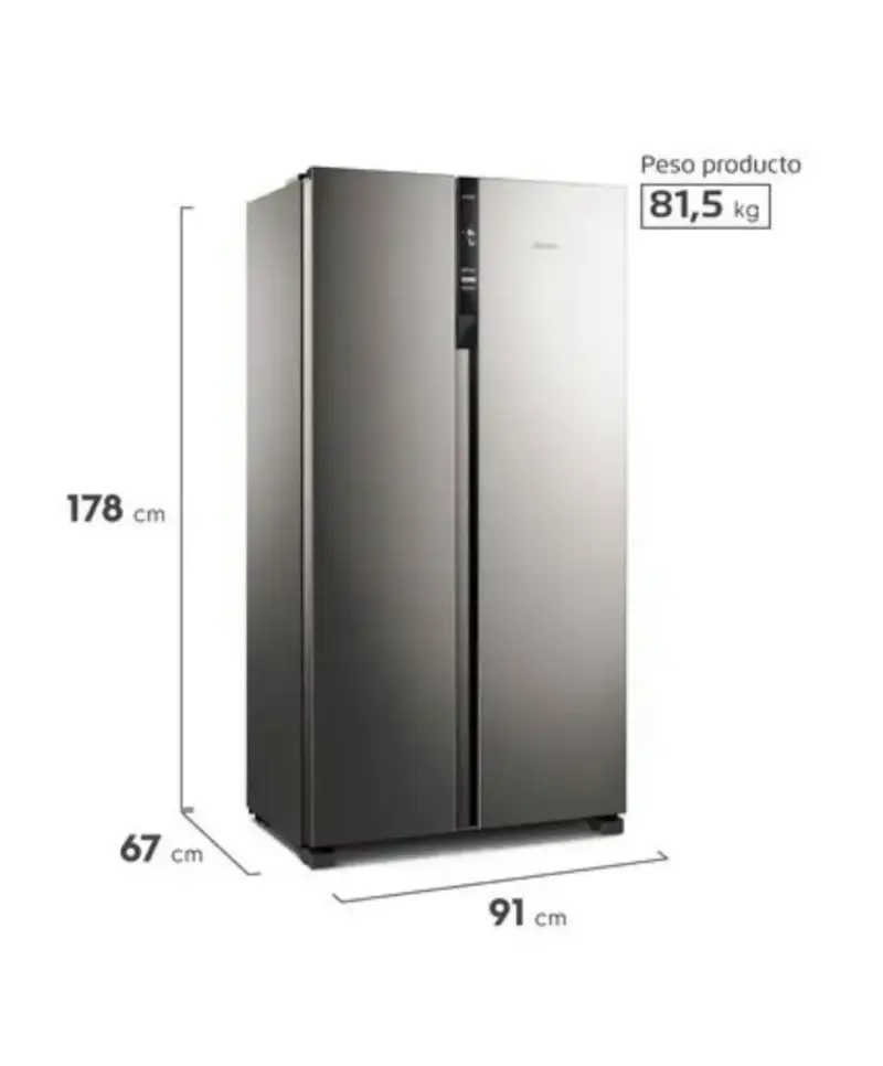 Refrigerador Fensa Side by Side - 6