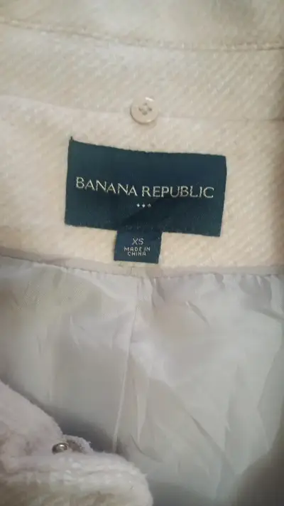 Abrigo Beige Banana Republic Mujer Talla XS - miniatura 2