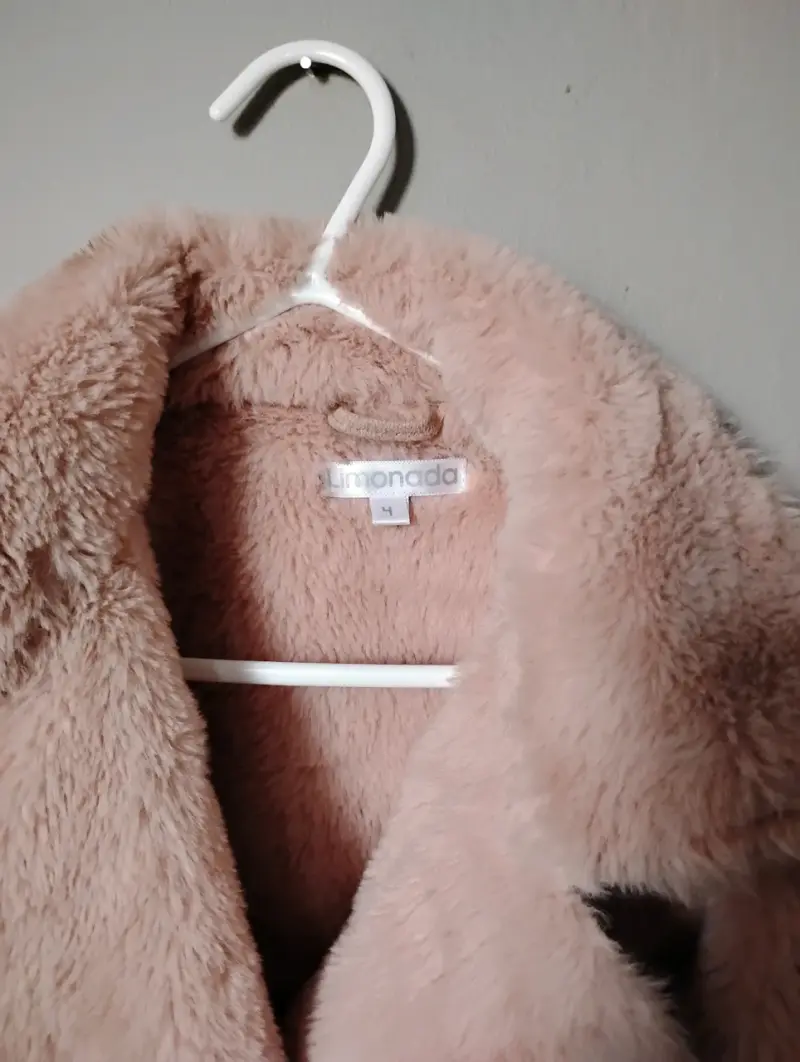 Chaqueta de peluche rosa para niña Limonada - 2