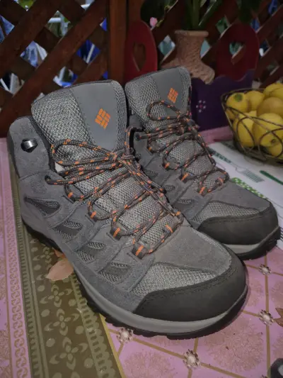 Botas de senderismo impermeables Columbia grises - miniatura 1