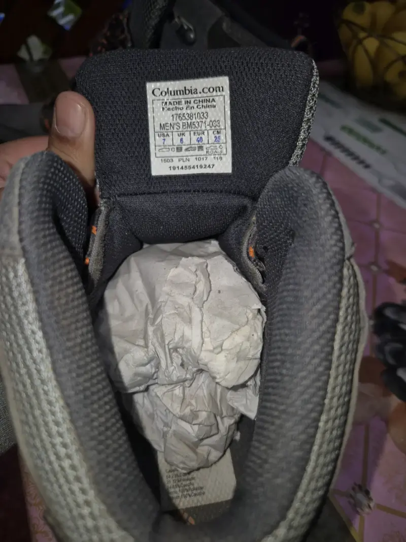 Botas de senderismo impermeables Columbia grises - 3