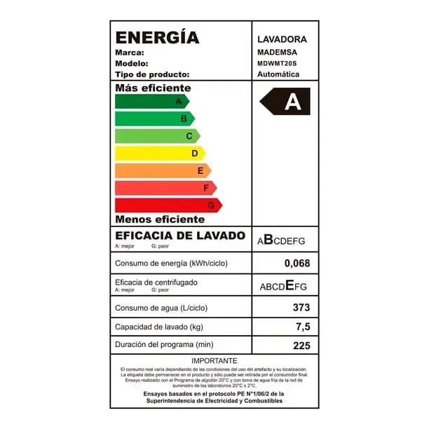 Lavadora automática Mademsa MDWMT20S 20KG - 2