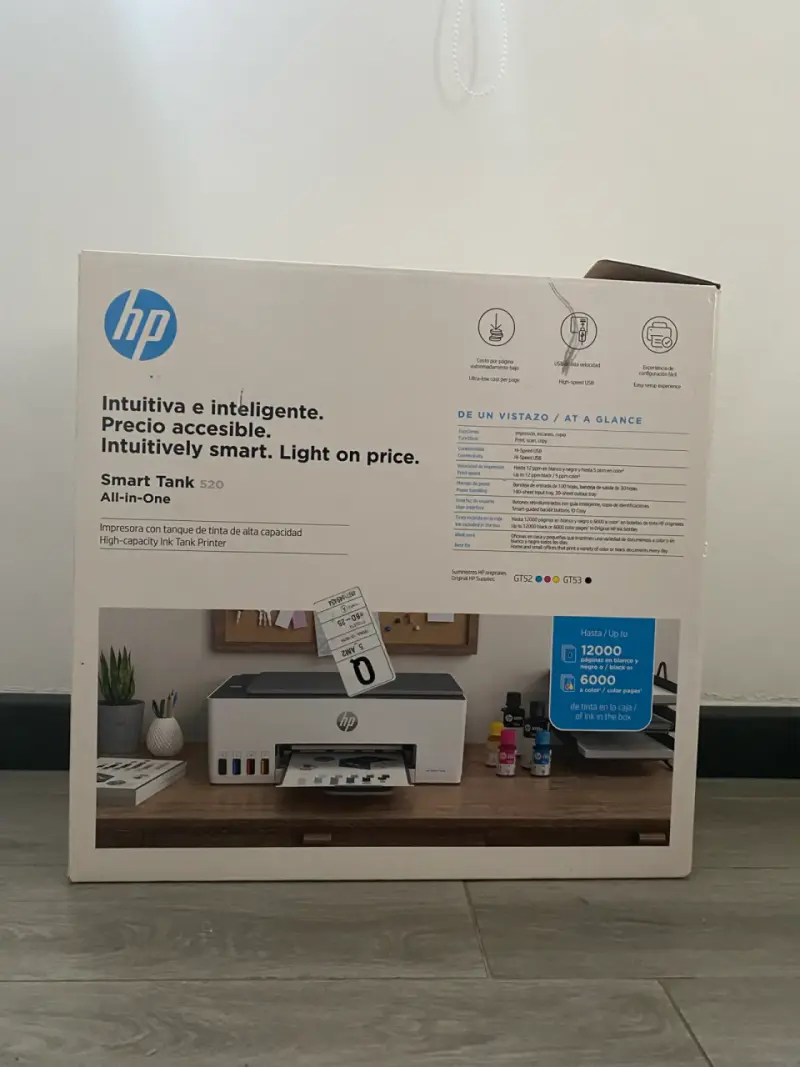 Impresora Multifuncional HP Smart Tank 520 - 1