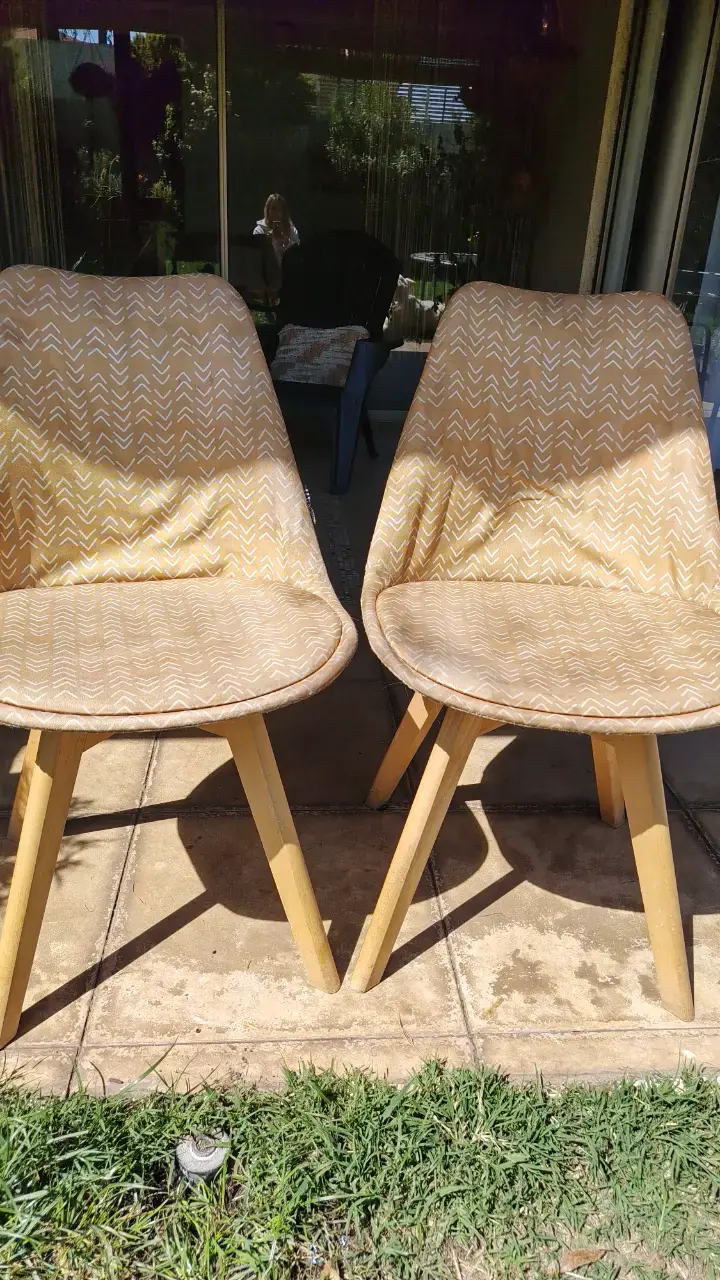 Sillas de Comedor Modernas Beige - 1