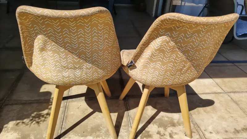 Sillas de Comedor Modernas Beige - 2