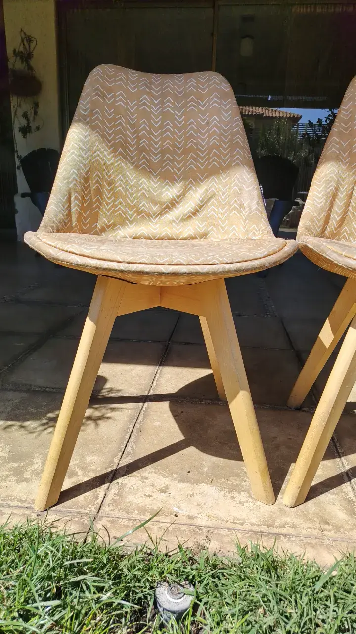Sillas de Comedor Modernas Beige - 4