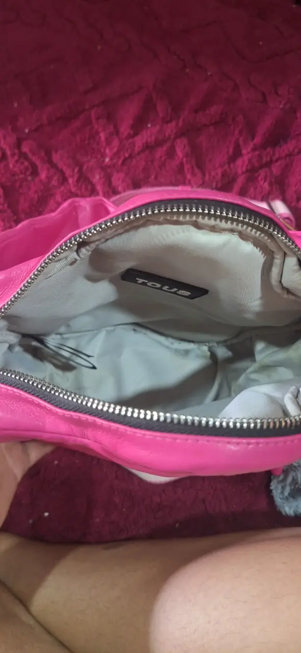 Cartera cruzada fucsia Tous Carol en forma de flor - 4