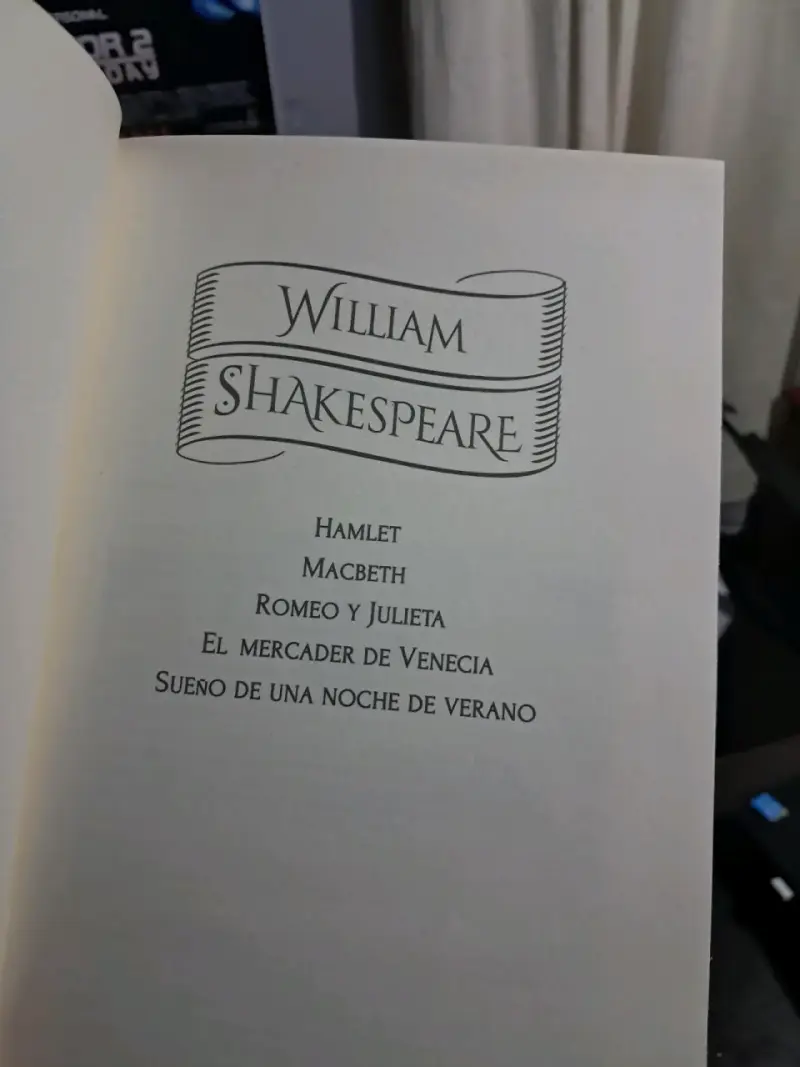 Libro Obras Completas de William Shakespeare Edimat - 2