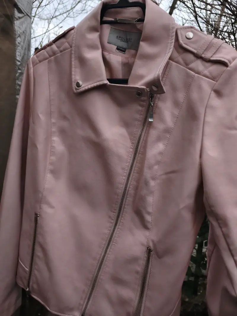 Chaqueta de cuero sintético rosa Apology London - 2