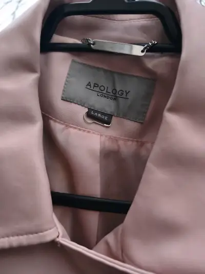 Chaqueta de cuero sintético rosa Apology London - miniatura 3