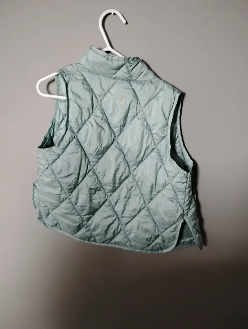 Chaleco acolchado verde Coniglio para niña - 3