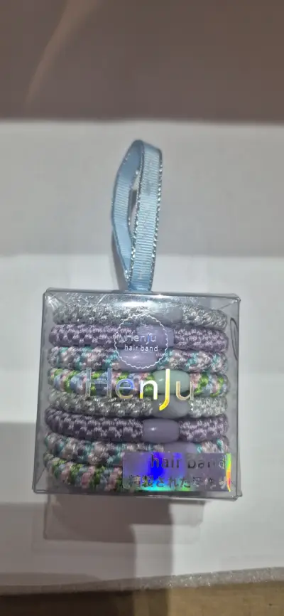 Set de 8  Bandas para el Cabello HenJu Multicolor - miniatura 1
