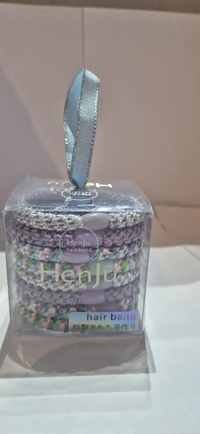 Set de 8  Bandas para el Cabello HenJu Multicolor - miniatura 2