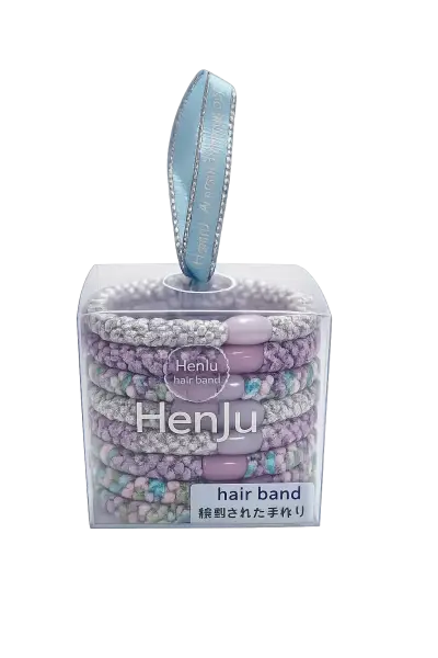 Set de 8  Bandas para el Cabello HenJu Multicolor - miniatura 3