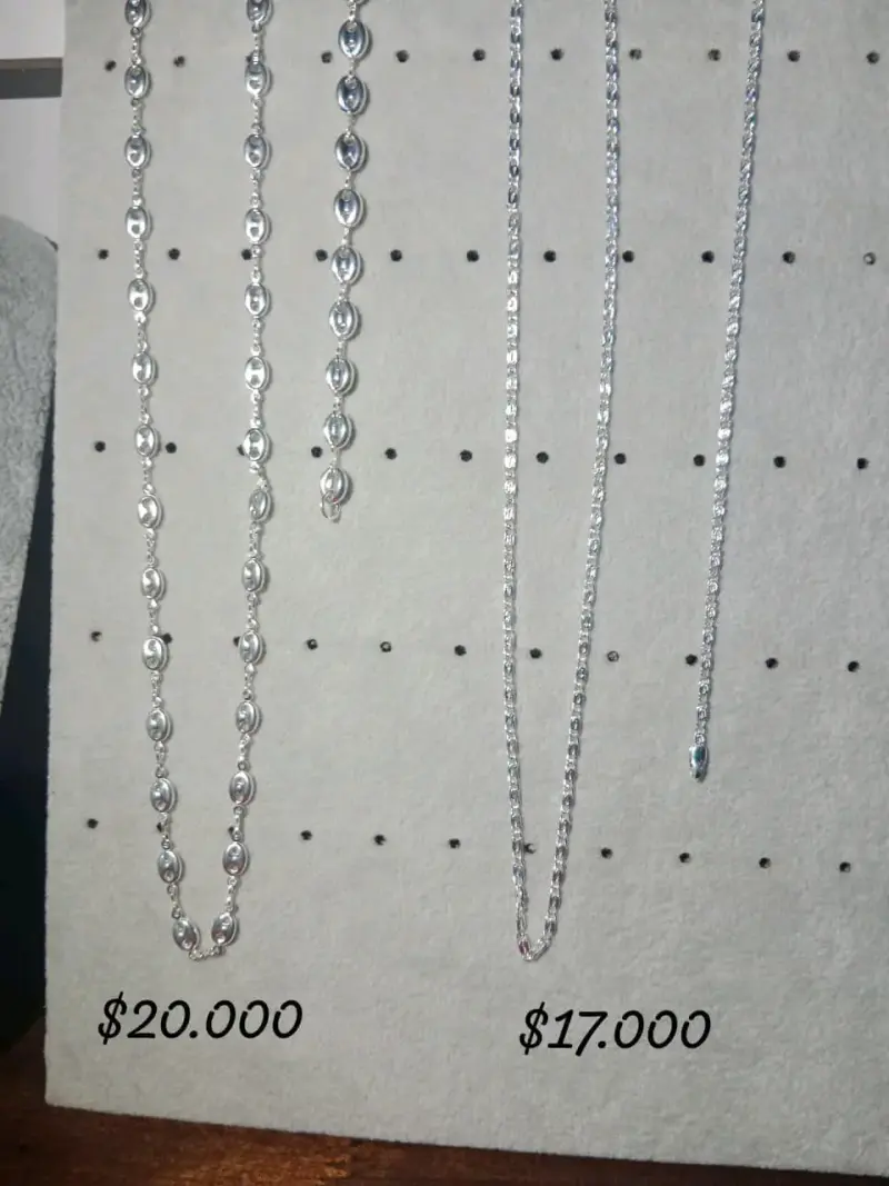 Cadenas y pulseras de plata para hombre