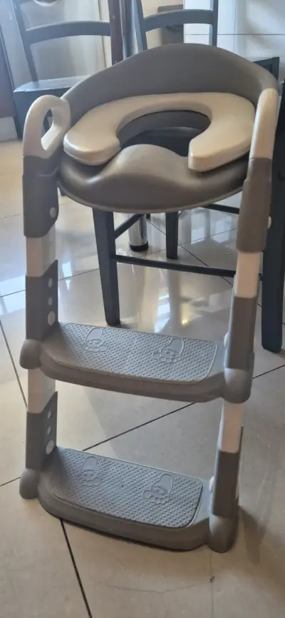 Asiento de inodoro niños con escalón para WC - miniatura 1