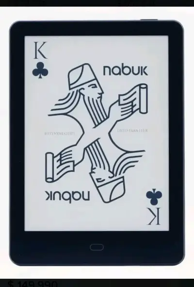 E-reader Nabuk Aurora con pantalla de tinta electrónica - miniatura 1
