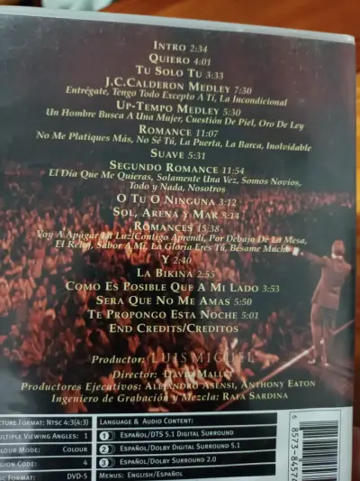 DVD Luis Miguel en concierto - miniatura 4