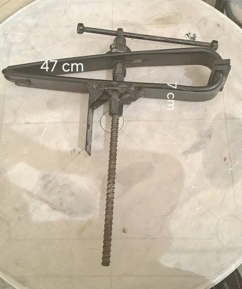 Herramienta de apriete / Prensa de taller (47 cm)