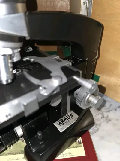 Microscopio binocular Meopta con estuche de madera - miniatura 2