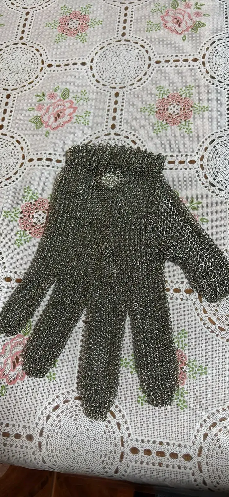 Guantes de malla de acero inoxidable para protección - 3