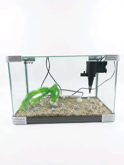 Acuario de vidrio con filtro Boyu - miniatura 1