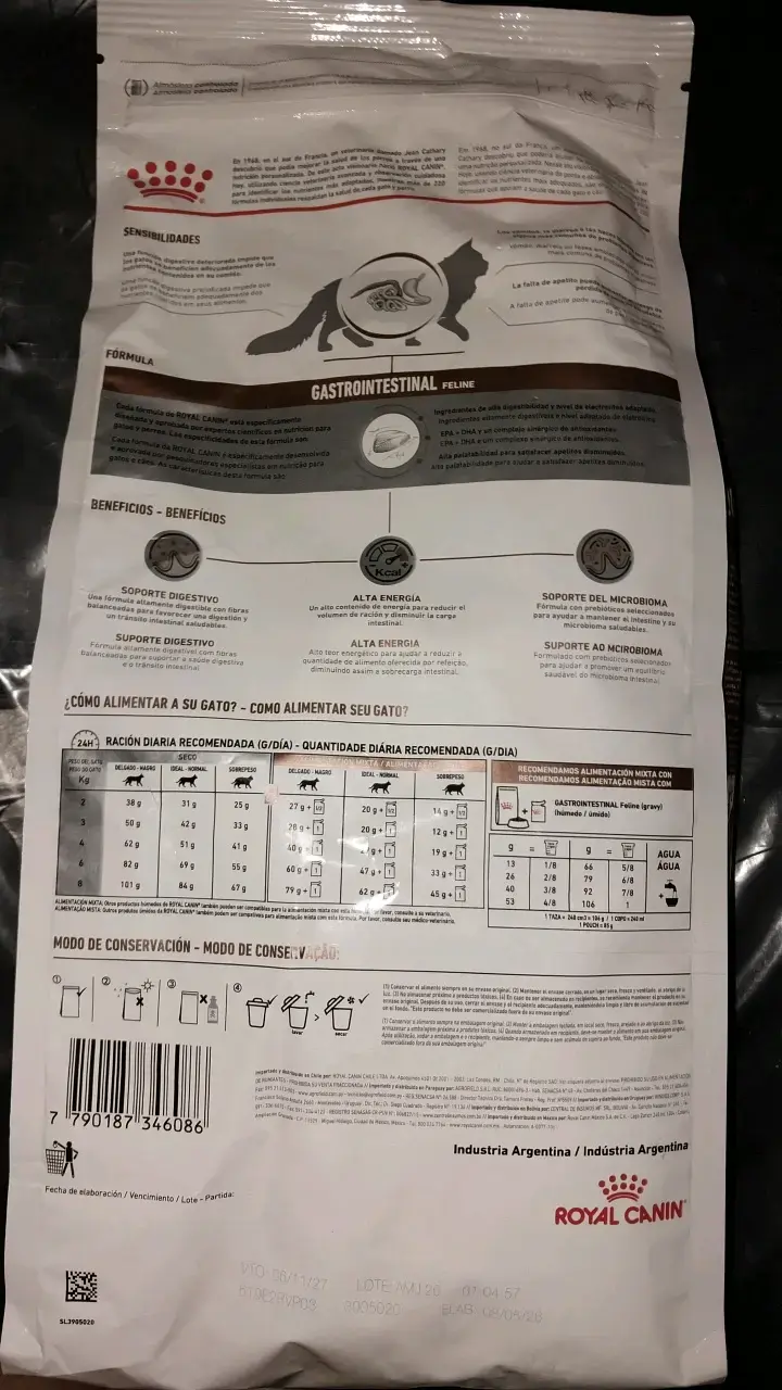 Alimento gatos Royal Canin Gastrointestinal 2k - 2