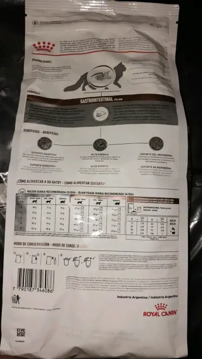 Alimento gatos Royal Canin Gastrointestinal 2k - miniatura 2