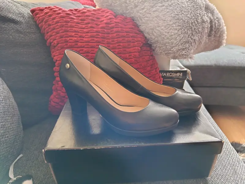 Zapatos de Tacón Negro Marca Gacel - 3