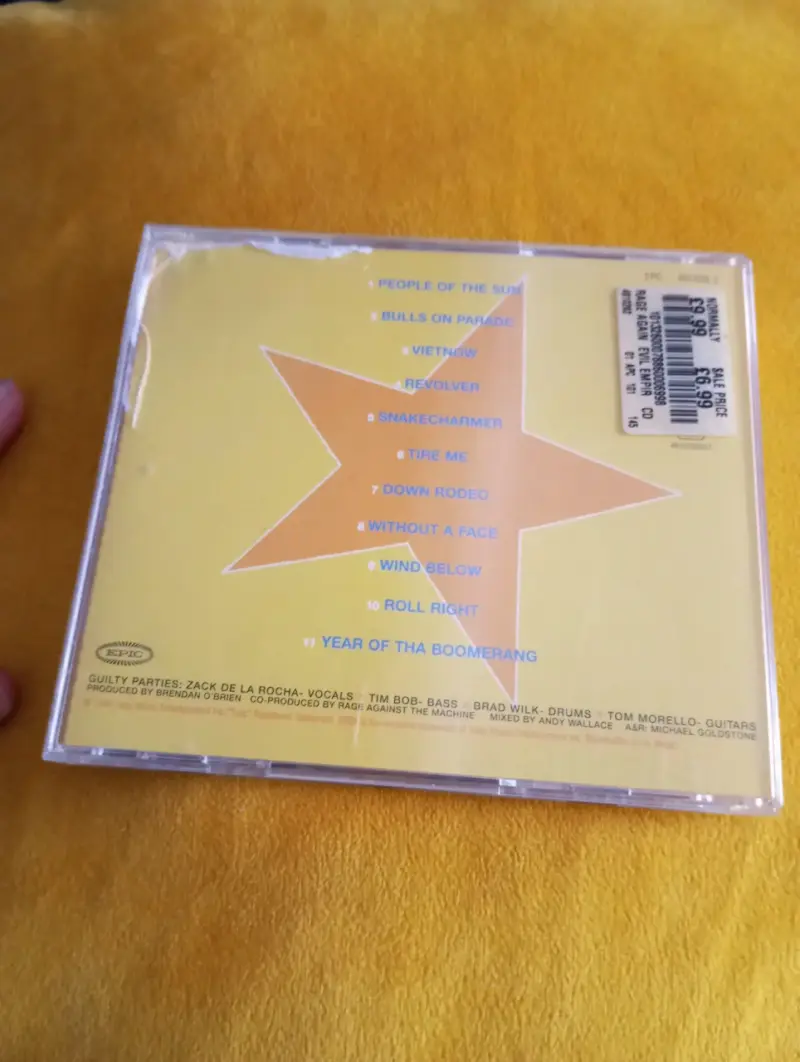 CD Rage Against The Machine - Evil Empire (Edición - 2