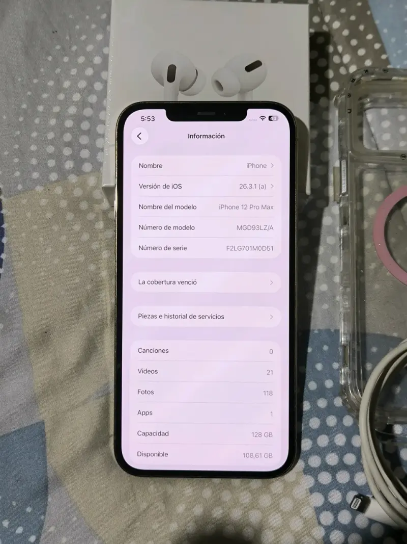 iPhone 12 Pro Max 128GB con accesorios - 2