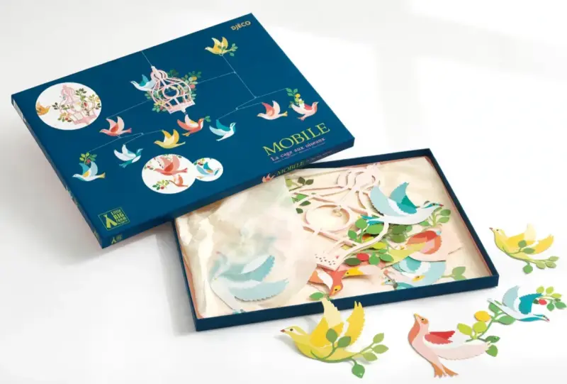 Móvil decorativo de pájaros Djeco - 1