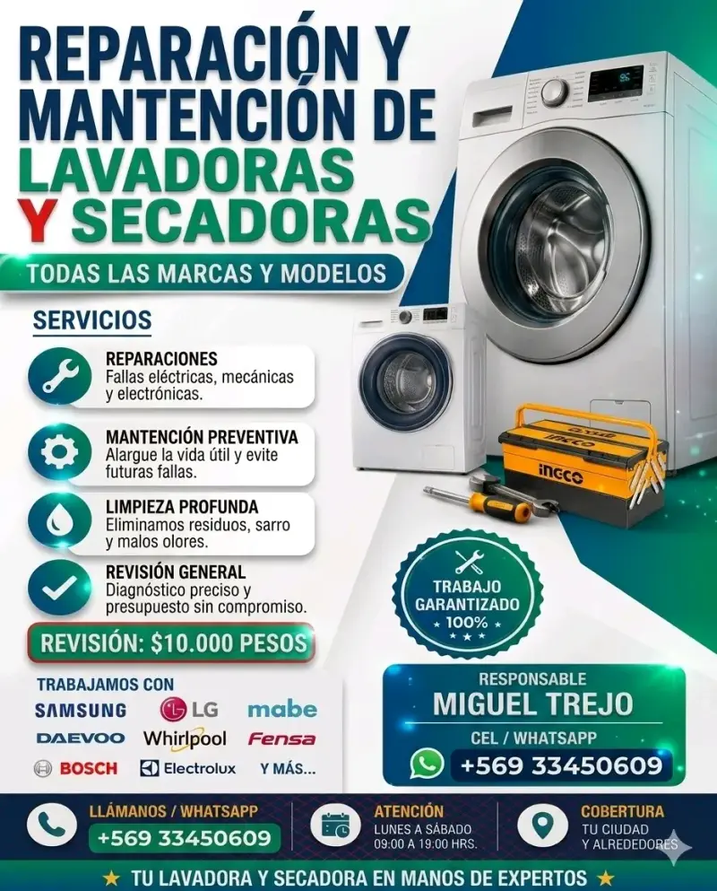 Servicio técnico de lavadoras y secadoras - 2