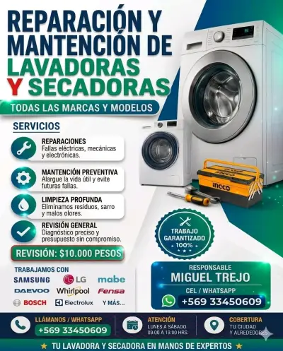 Servicio técnico de lavadoras y secadoras - miniatura 2