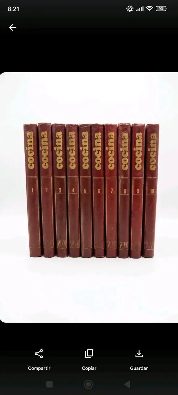 Enciclopedia de Cocina Salvat Tomos 1-10