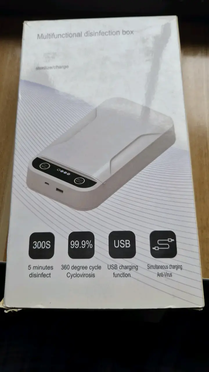 Caja de desinfección multifuncional con carga USB - 1