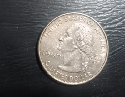 Moneda Rstados Unidos cuarto dolar Virginia  2000 - miniatura 2