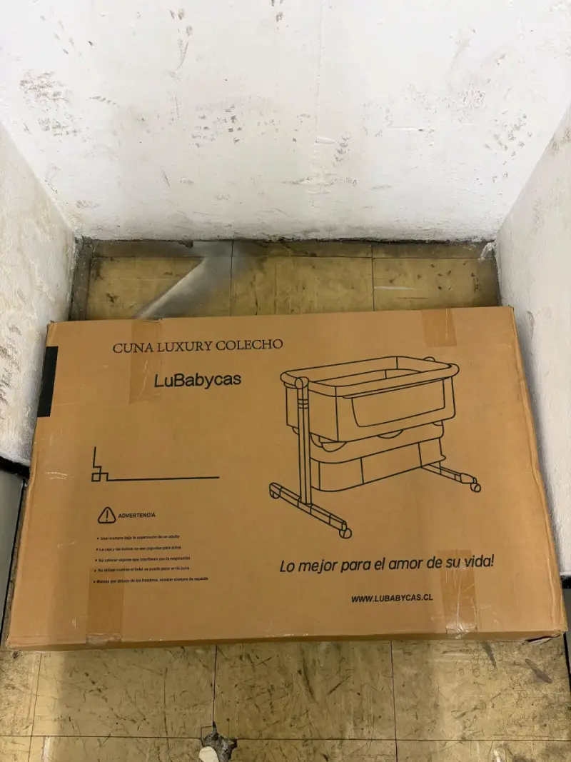 Cuna colecho LuBabycas Luxury gris - 2
