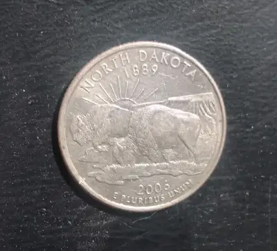 Moneda Conmemorativa North Dakota 2006D - miniatura 1