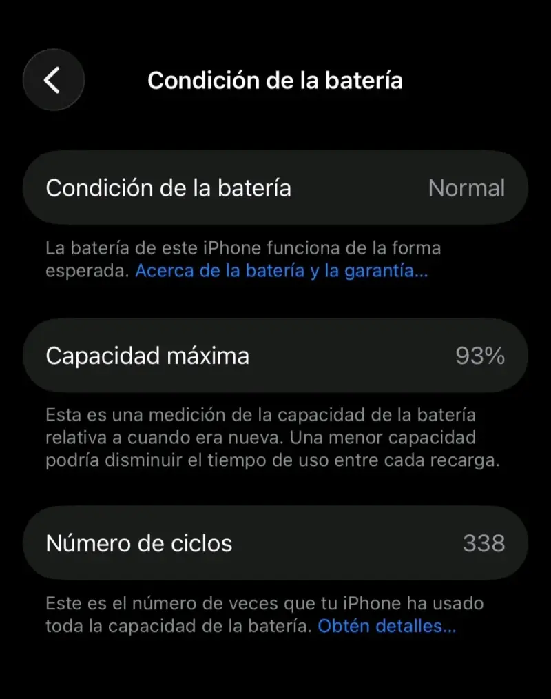 iPhone en buen estado con batería al 93% - 3