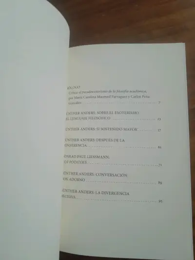 Sobre el Esoterismo del Lenguaje, Günther Anders - miniatura 3