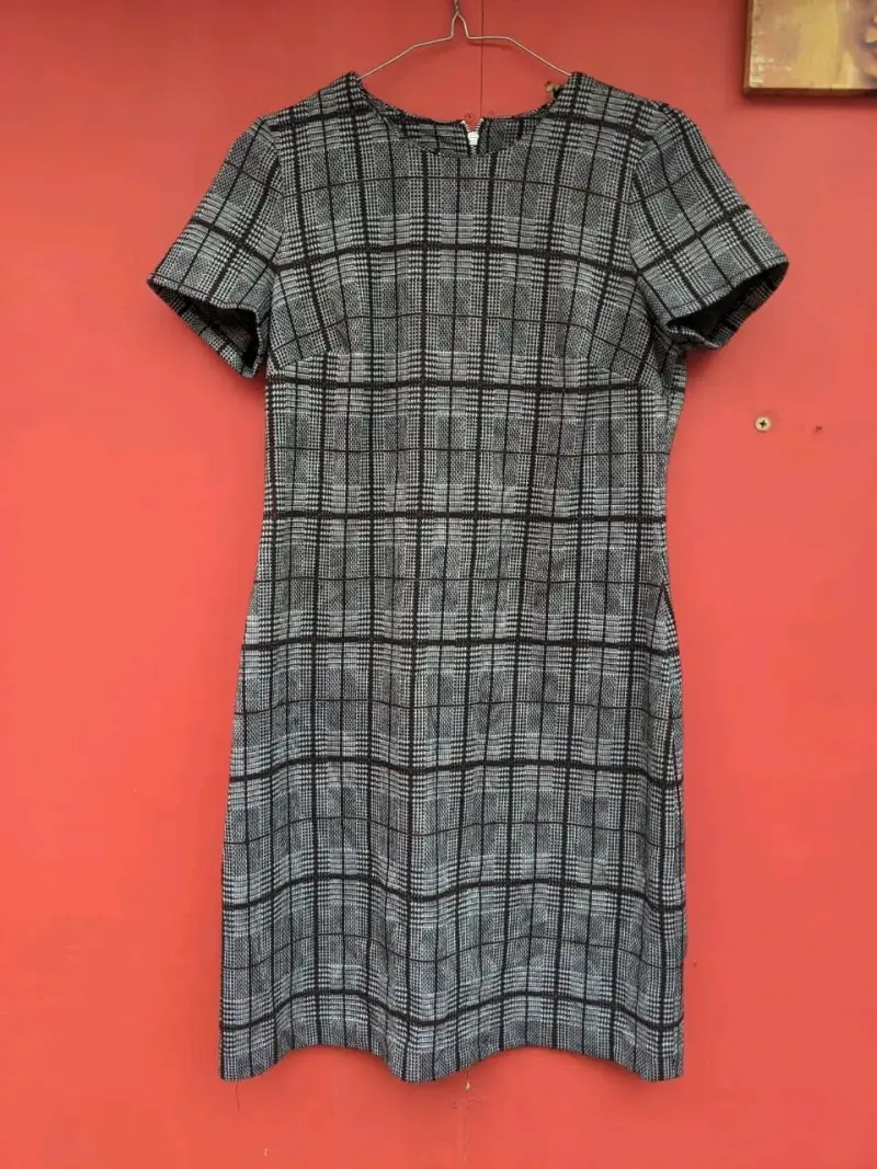 Vestido a cuadros Calvin Klein talla 4 - 4